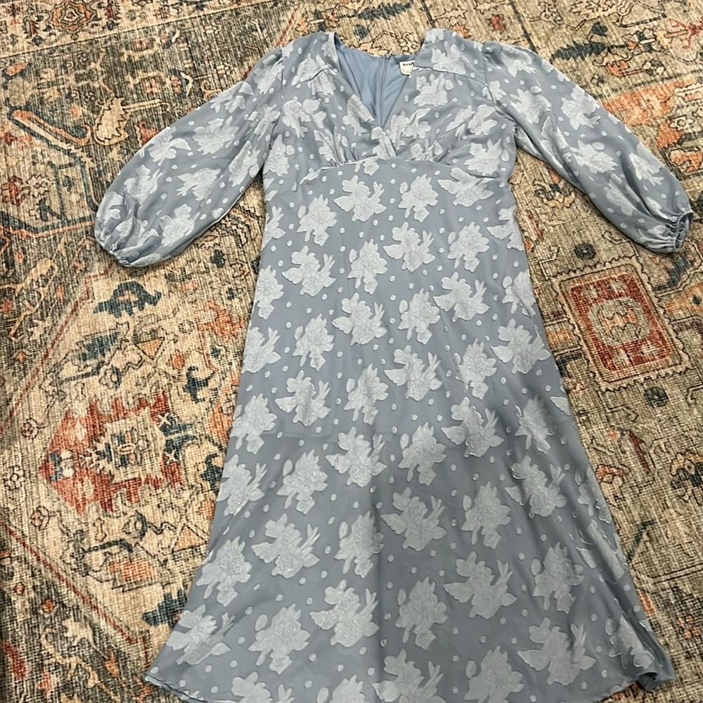 Arula Blue Floral Women's Dress